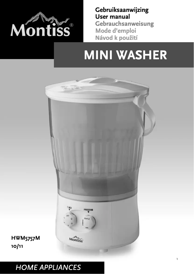 Página 1 del manual Manual de usuario Montiss HWM5757M