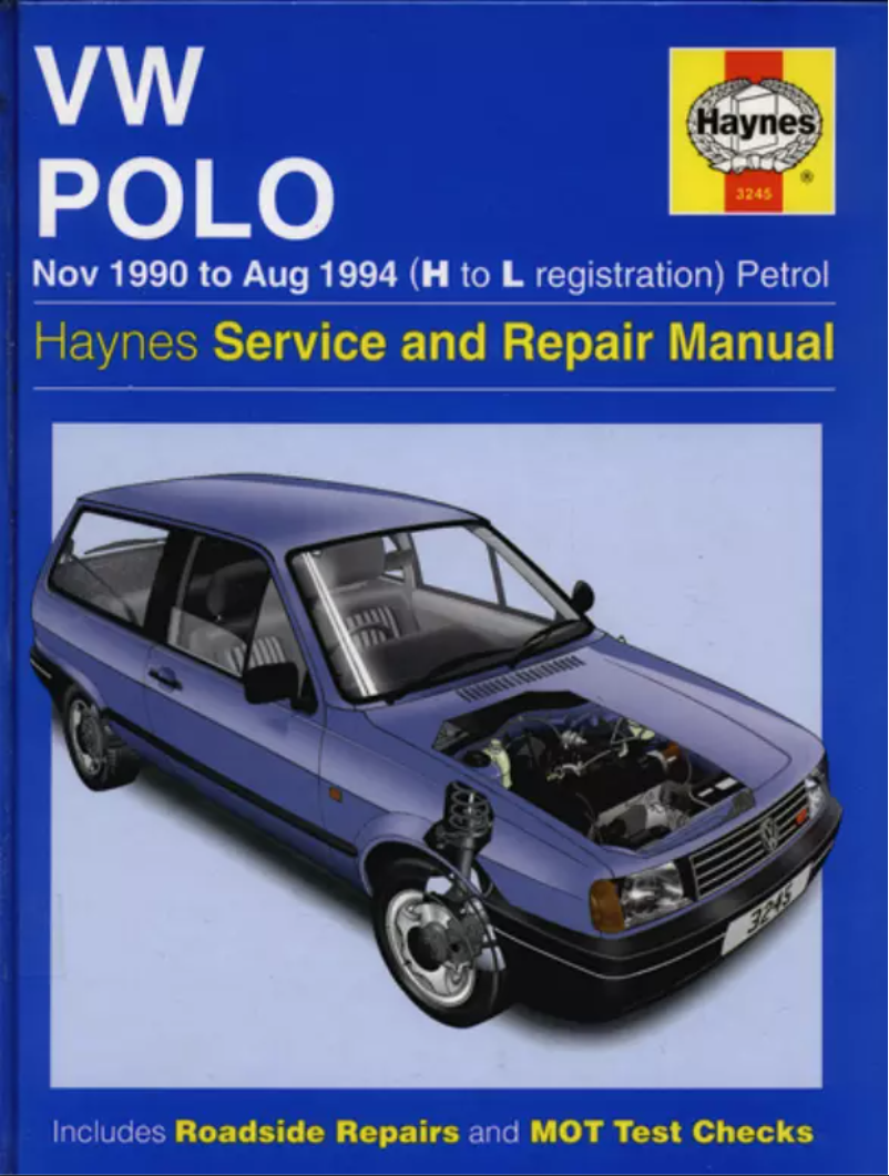 Page 1 of the manual User Manual Volkswagen Polo (1994)