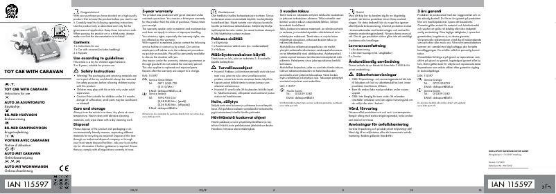 Página 1 del manual Manual de usuario Playtive IAN 115597