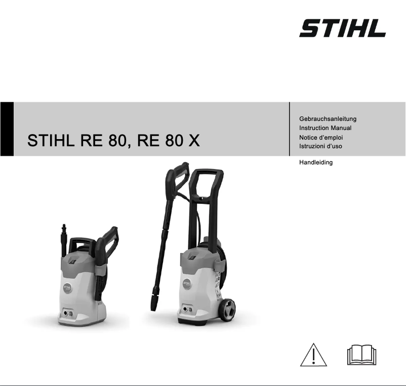 Page 1 de la notice Manuel utilisateur Stihl RE 80