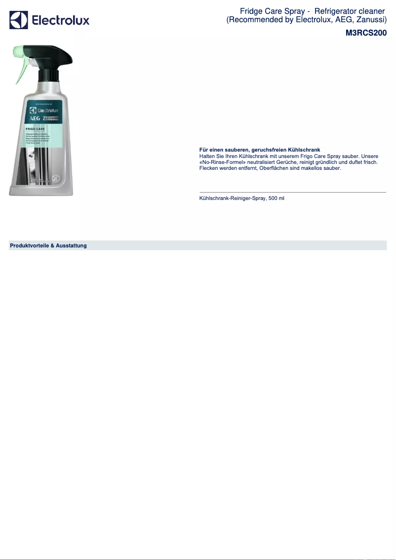 Página 1 del manual Manual de instrucciones AEG M3RCS200