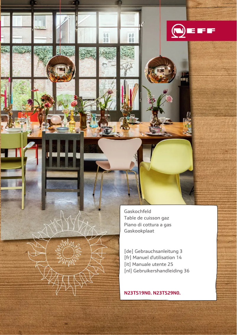 Page 1 of the manual User Manual Neff N23TS29N0