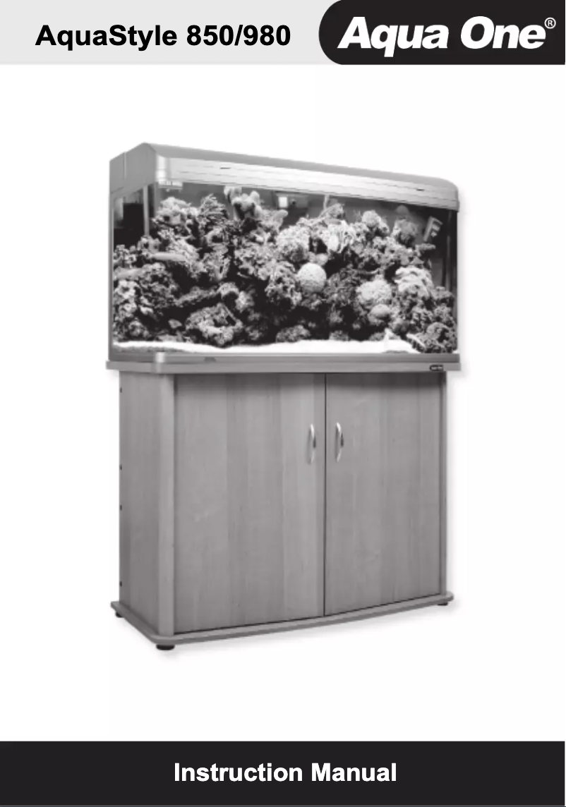 Page 1 de la notice Manuel utilisateur Aqua One AquaStyle 850