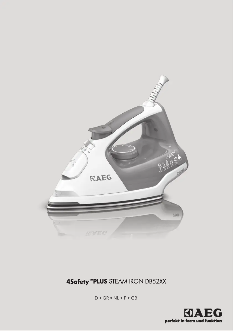 Page 1 de la notice Manuel utilisateur AEG DB5220