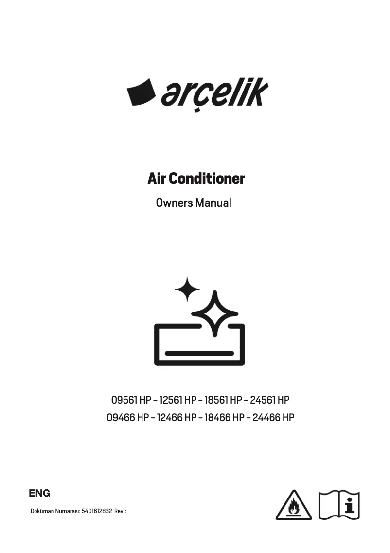 Page 1 de la notice Manuel utilisateur Arçelik 18560 HP
