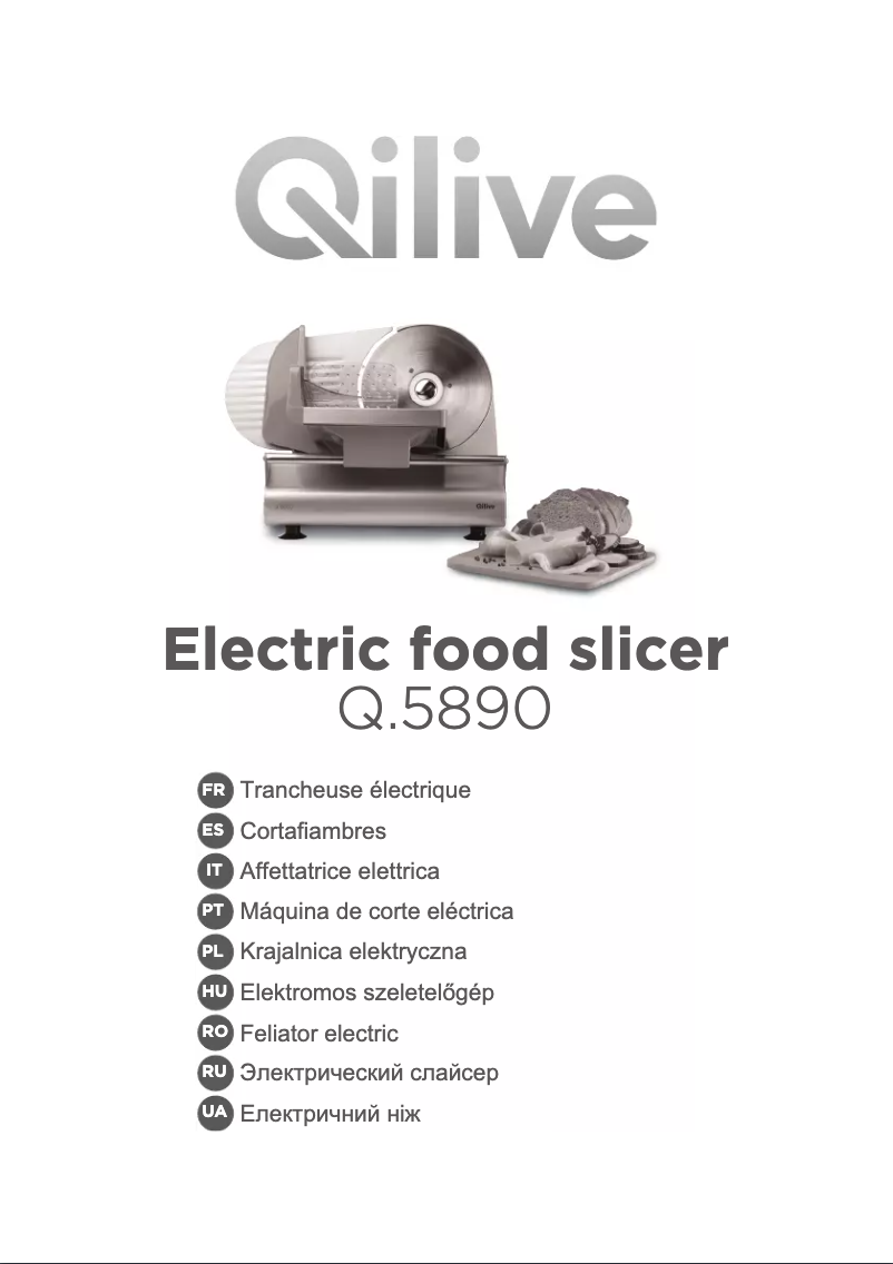 Page 1 de la notice Manuel utilisateur Qilive Q.5890