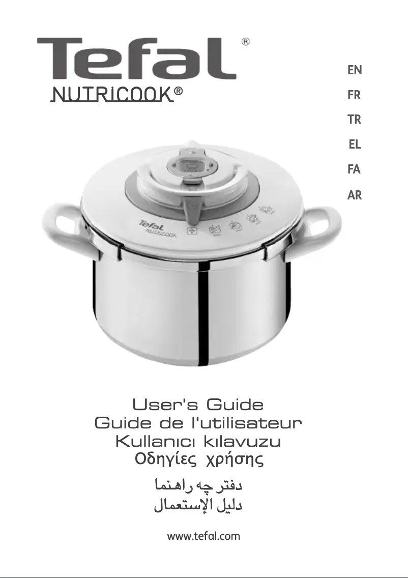 Page 1 of the manual User Manual Tefal Nutricook P42214