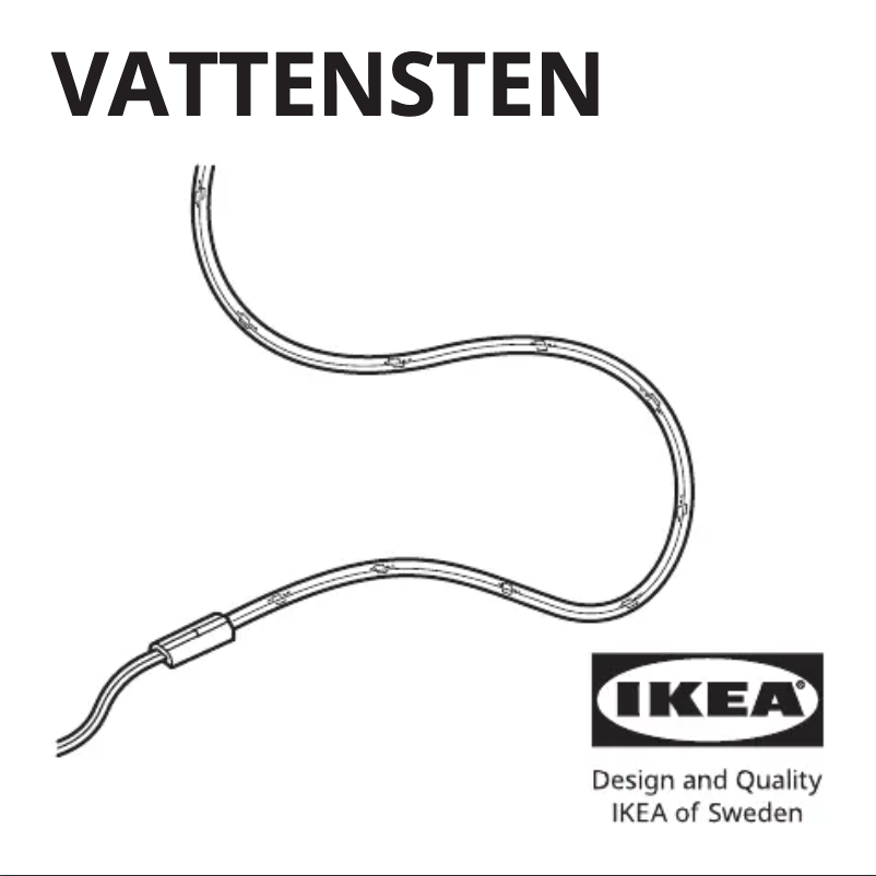 Page 1 de la notice Manuel utilisateur Ikea VATTENSTEN 805.307.55