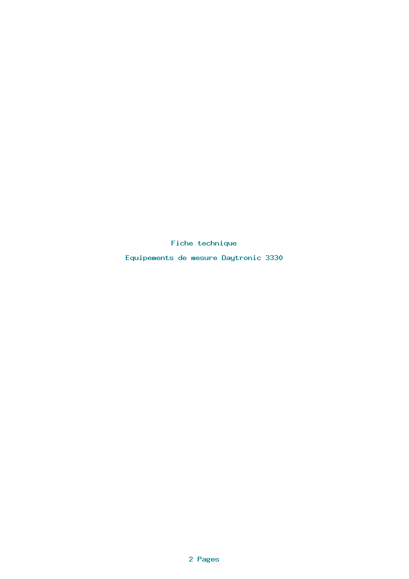 Image de la première page du manuel de l'appareil 3330