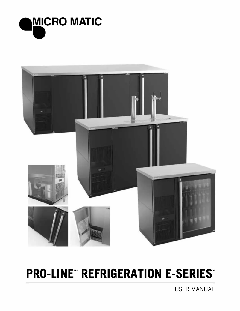 Page 1 de la notice Manuel d'utilisation et d'entretien Micro Matic MDD94S-E