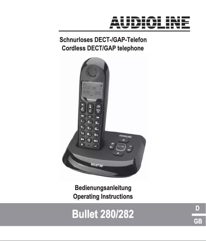 Imagen de la primera página del manual del dispositivo Bullet 282