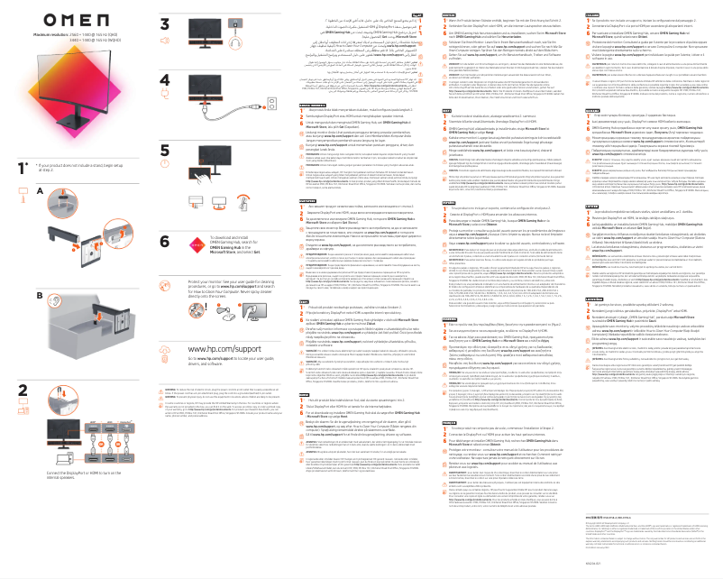 Page n°1 - Manuel utilisateur HP OMEN 34c