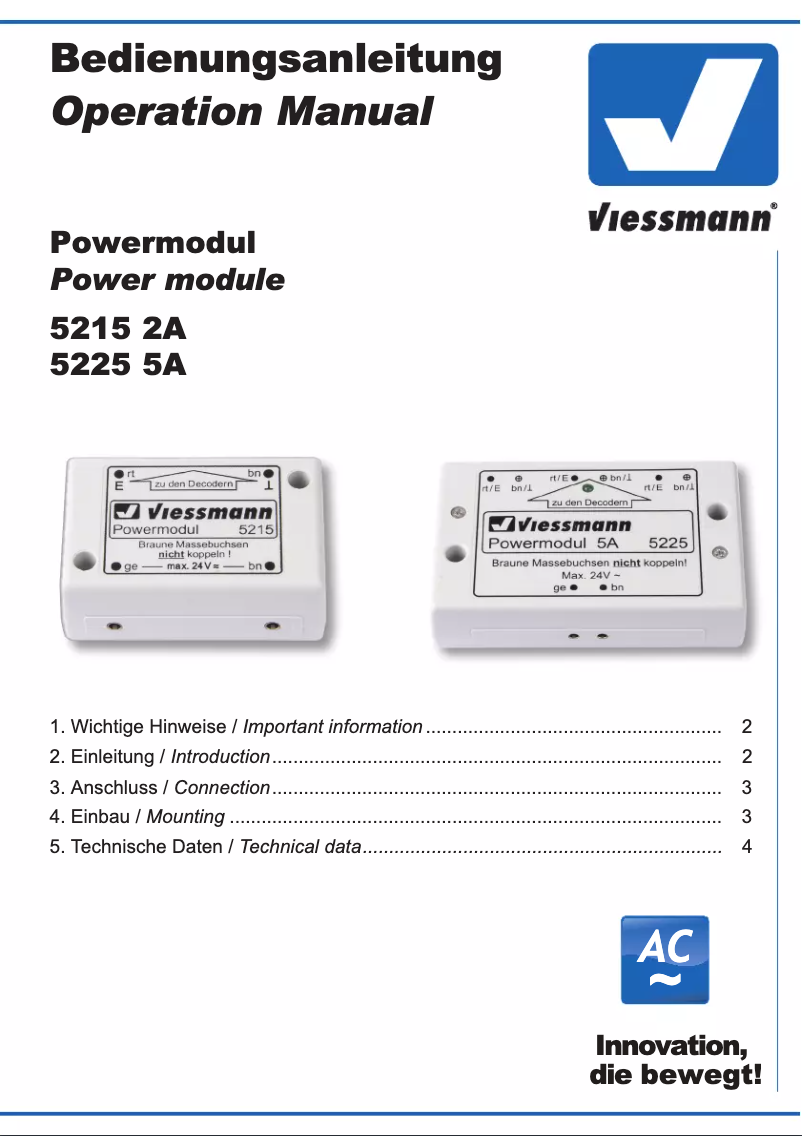 Página 1 del manual Manual de usuario Viessmann 5225