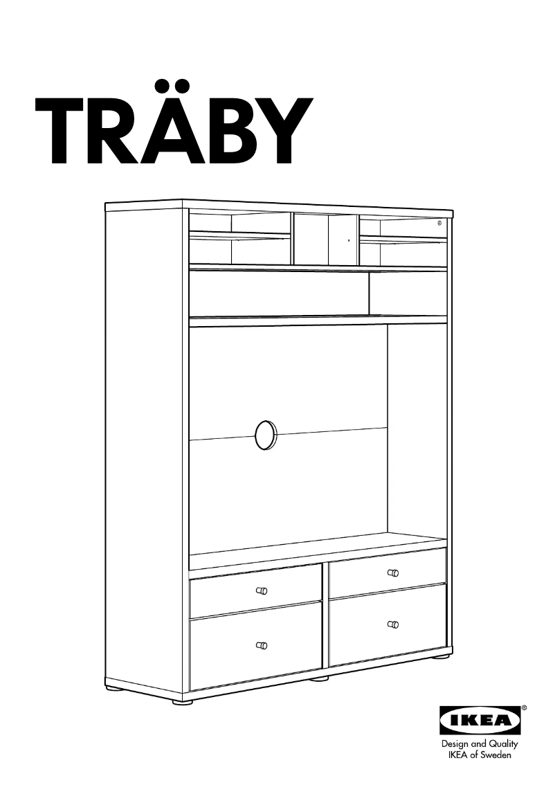 Page 1 de la notice Manuel utilisateur Ikea TRABY