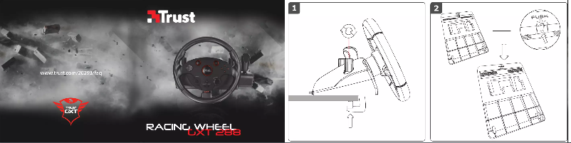 Page 1 de la notice Manuel utilisateur Trust GXT 288