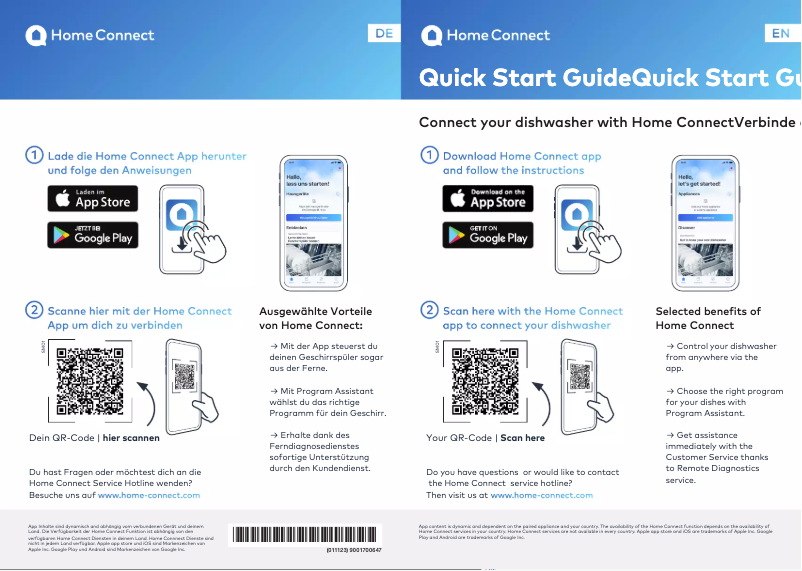 Page 1 de la notice Guide d'installation Bosch SMV4EVX15E