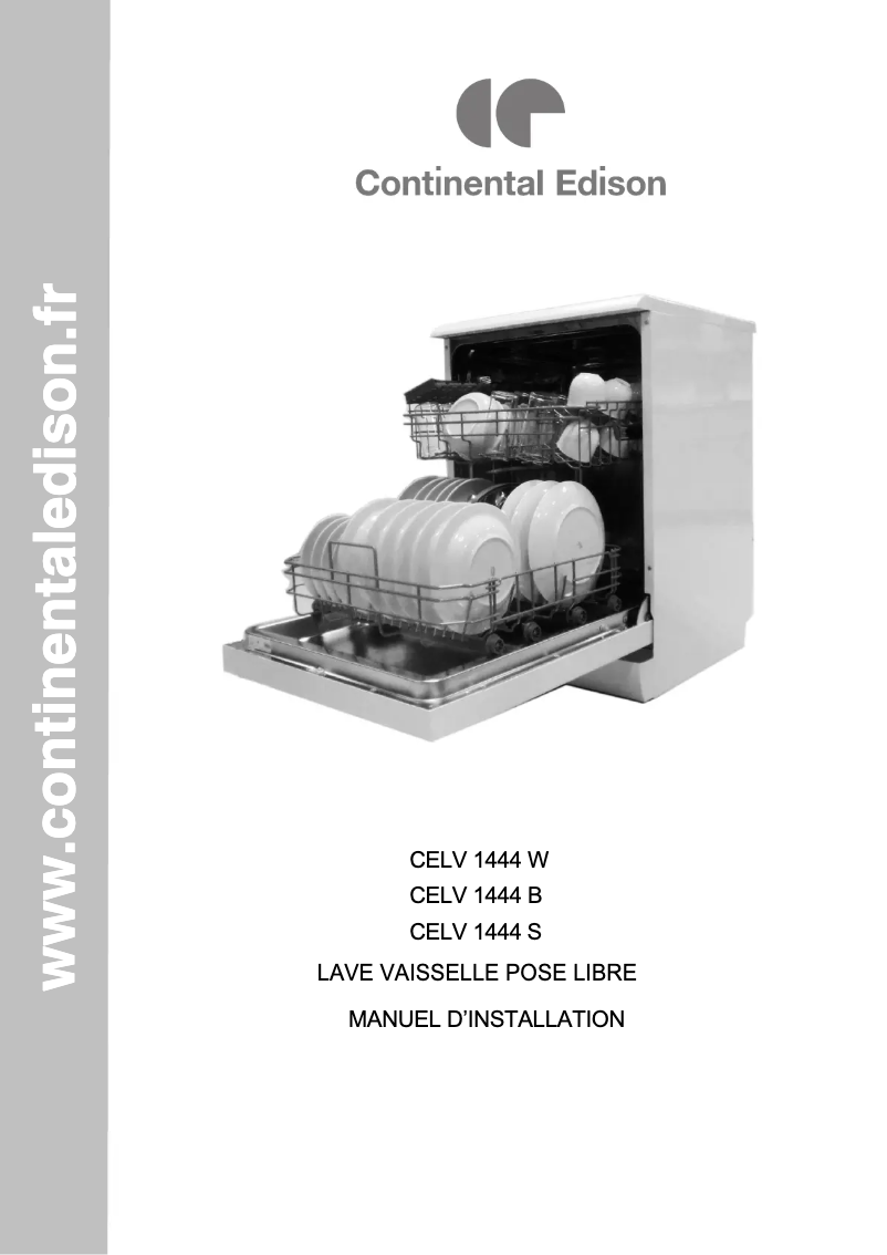 Page 1 de la notice Manuel utilisateur Continental Edison CELV1444W