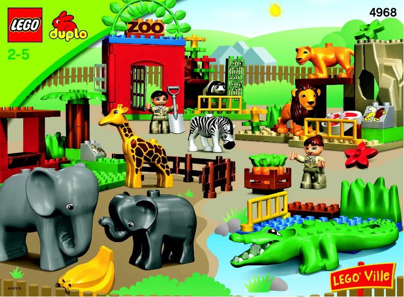 Page 1 de la notice Manuel utilisateur Lego Fun Zoo