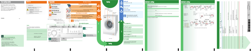 Page 1 de la notice Manuel d'utilisation et d'entretien Siemens WM10P160IL
