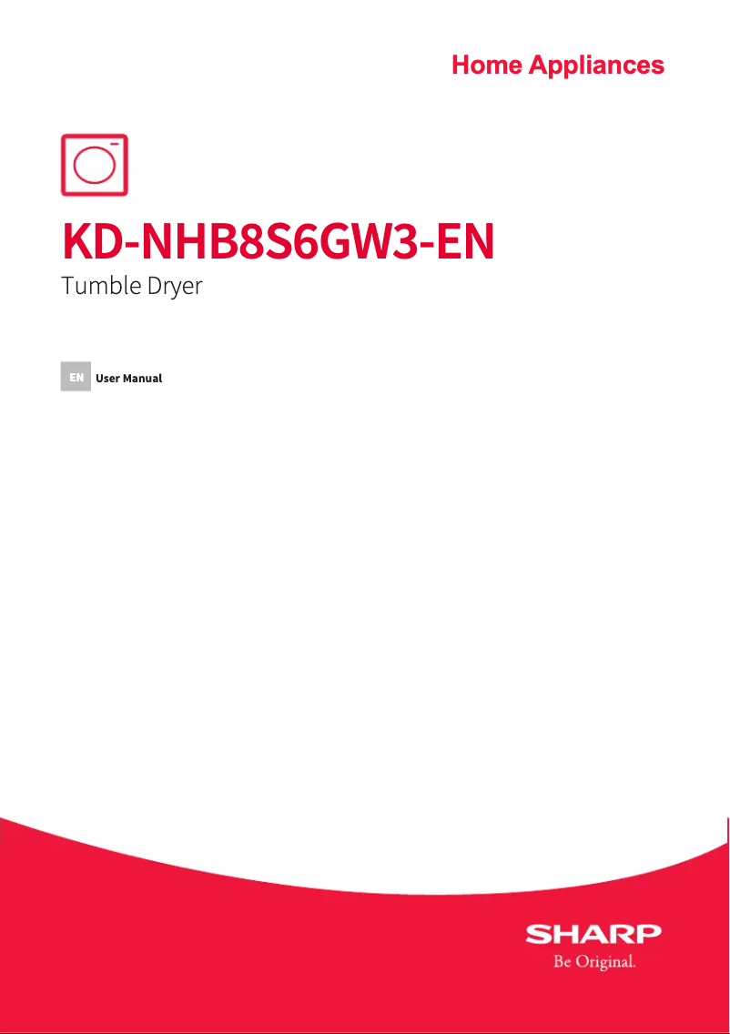 Image de la première page du manuel de l'appareil KD-NHB8S6GW3-EN