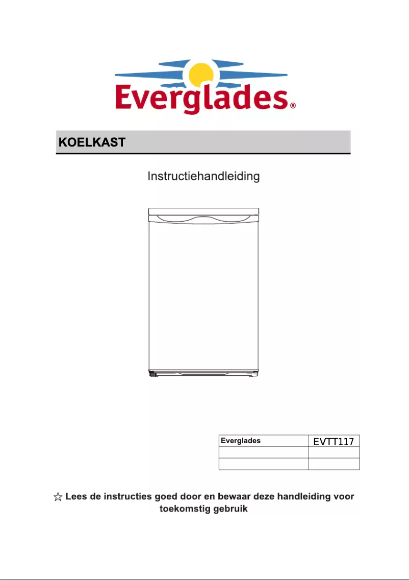 Page 1 de la notice Manuel utilisateur Everglades EVTT117
