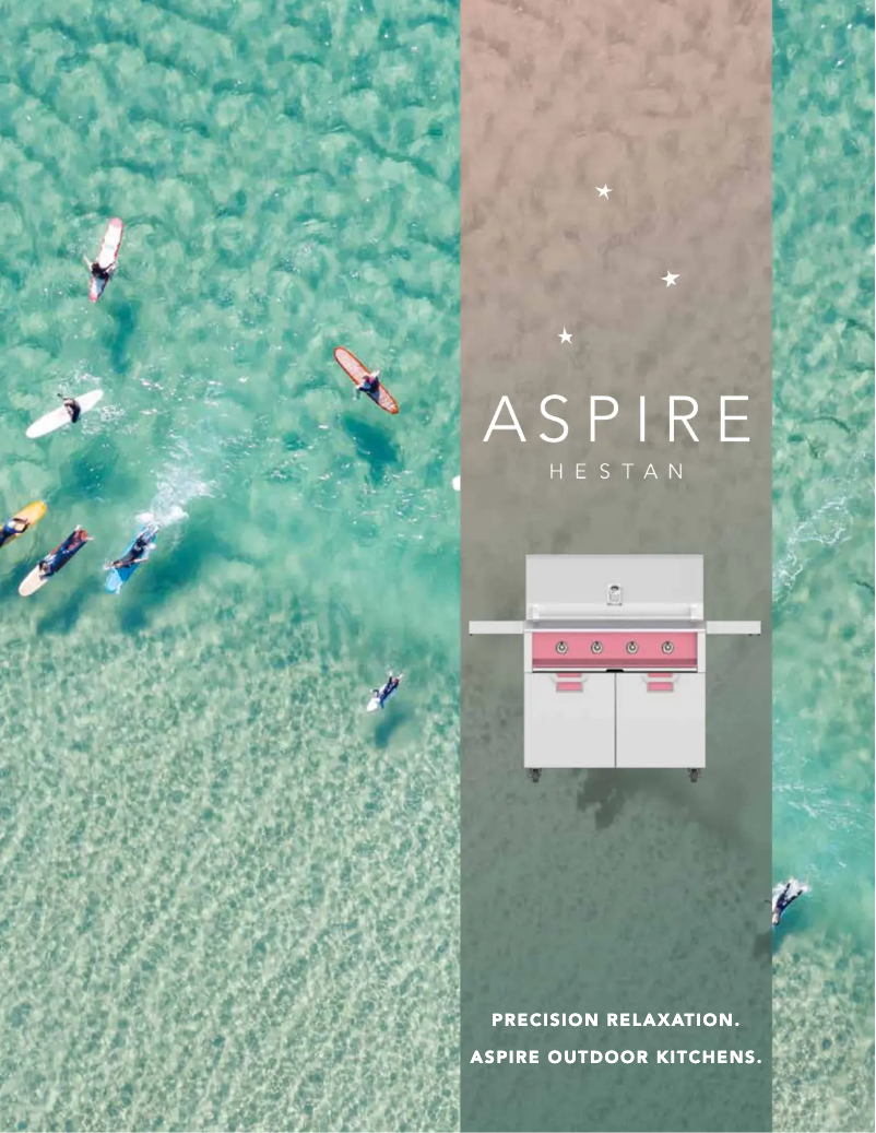 Page 1 de la notice Brochure Hestan Aspire EMBR36-NG-RD