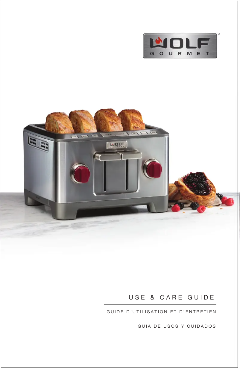 Page 1 de la notice Manuel utilisateur Wolf WGTR104S