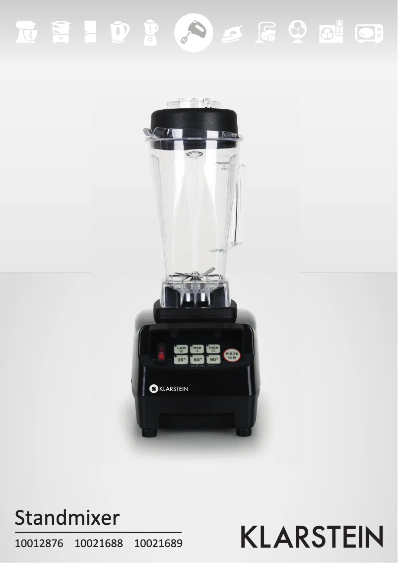 Page 1 of the manual User Manual Klarstein 10021688