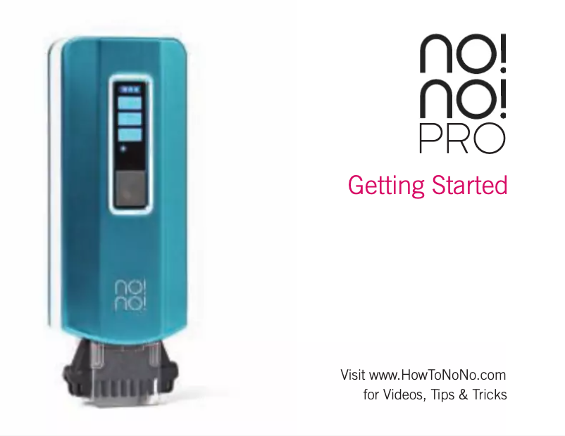 Page 1 de la notice Manuel utilisateur No!No! PRO