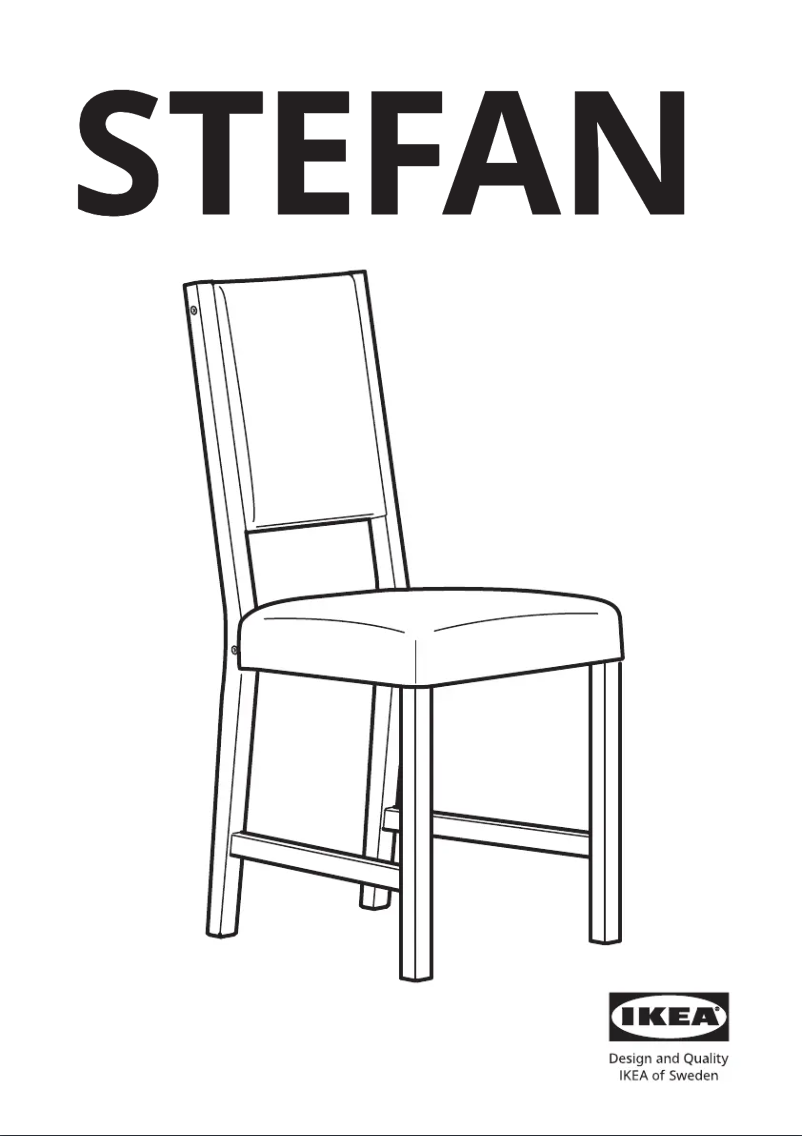 Page 1 de la notice Manuel utilisateur Ikea STEFAN 005.120.91