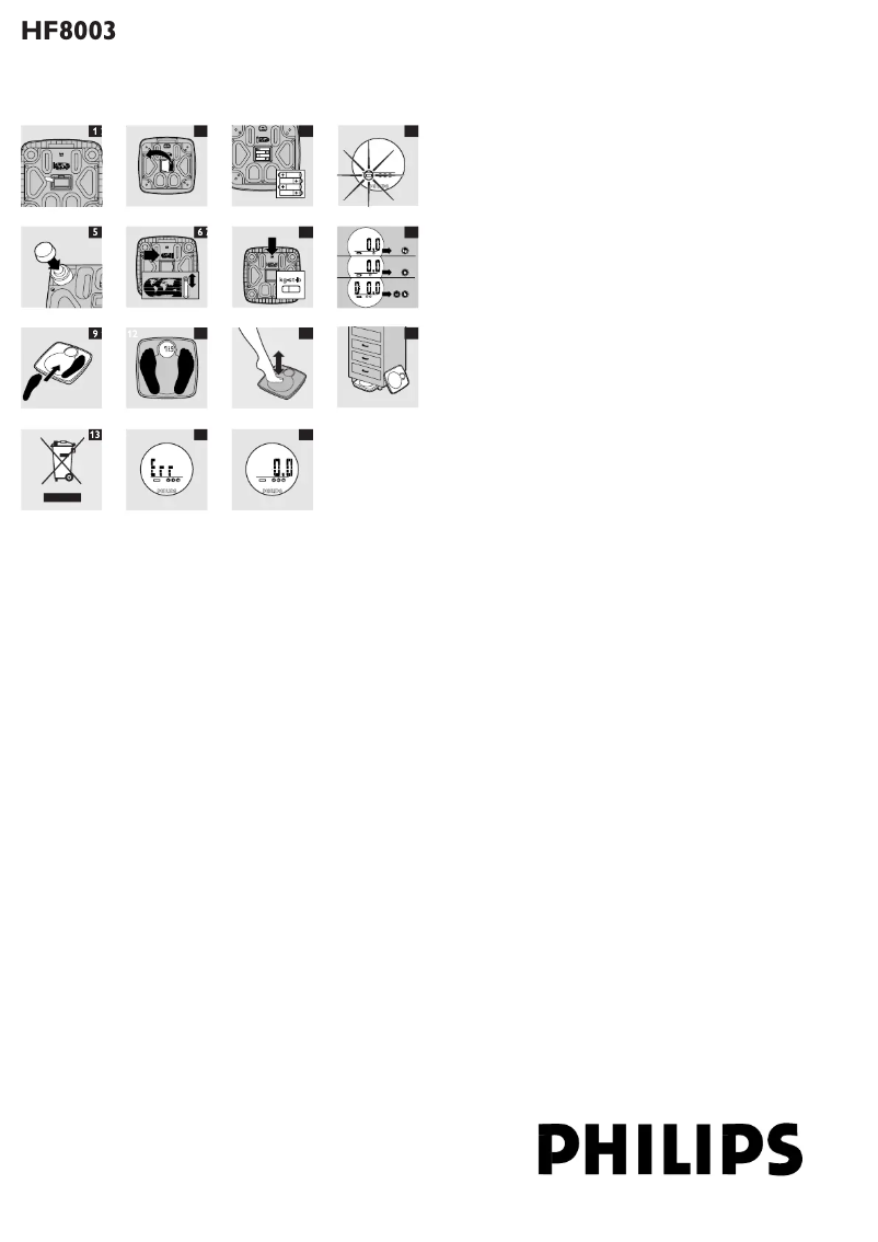 Página 1 del manual Manual de usuario Philips HF8003