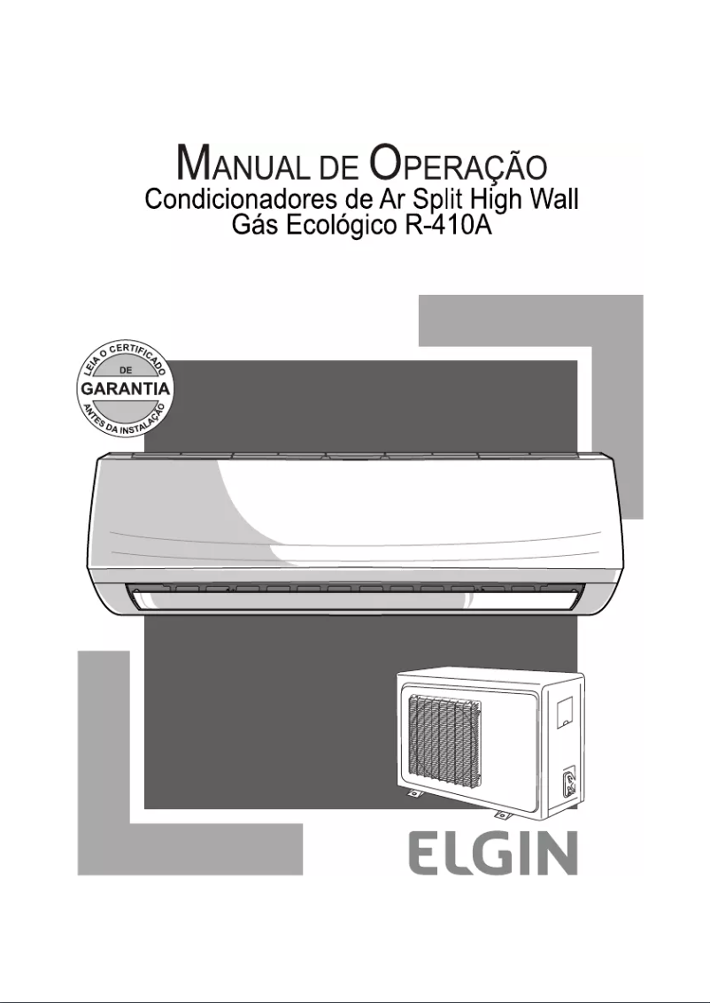 Página 1 del manual Manual de usuario Elgin HWQI18B2IA