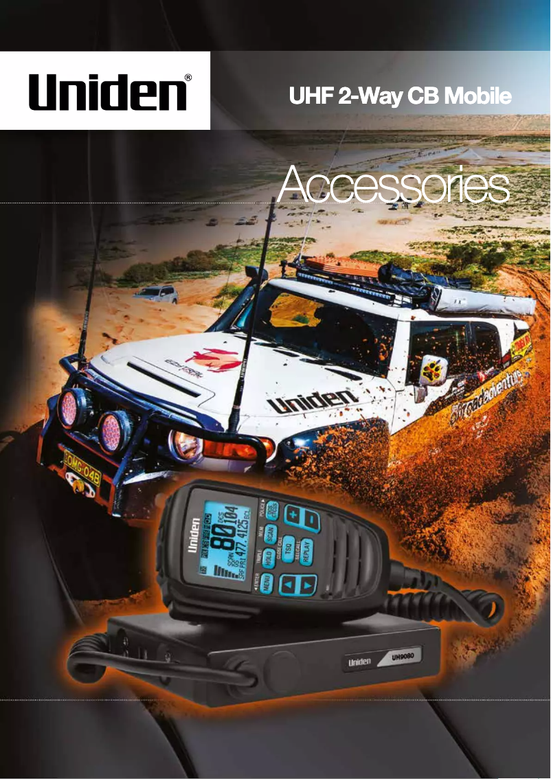 Page 1 de la notice Manuel utilisateur Uniden MBU-01