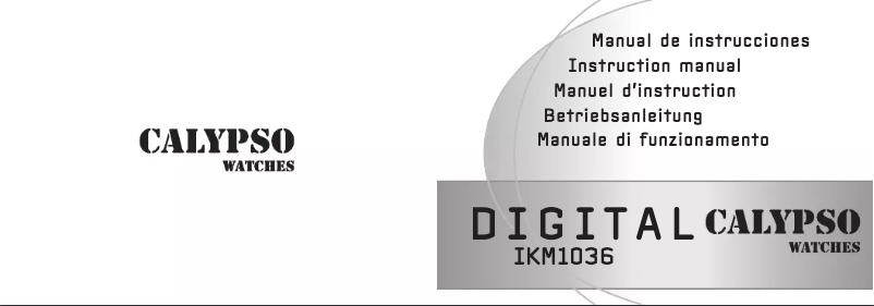 Page 1 de la notice Manuel utilisateur Calypso K5657