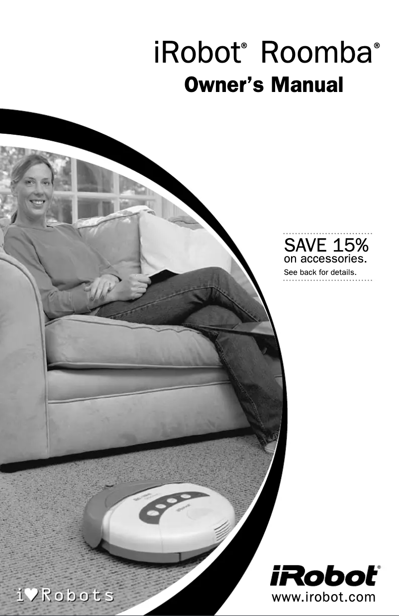 Page 1 of the manual User Manual iRobot Roomba 535