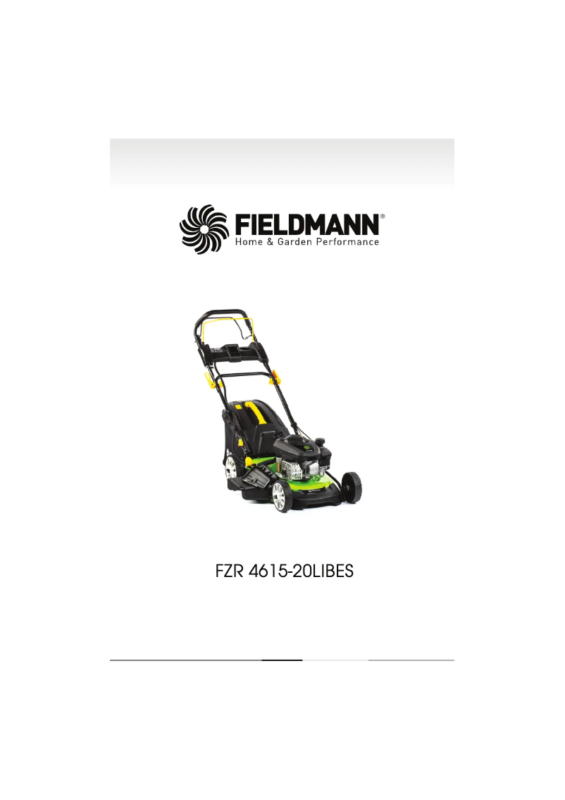 Page 1 de la notice Manuel utilisateur Fieldmann FZR 4615-20LiBES
