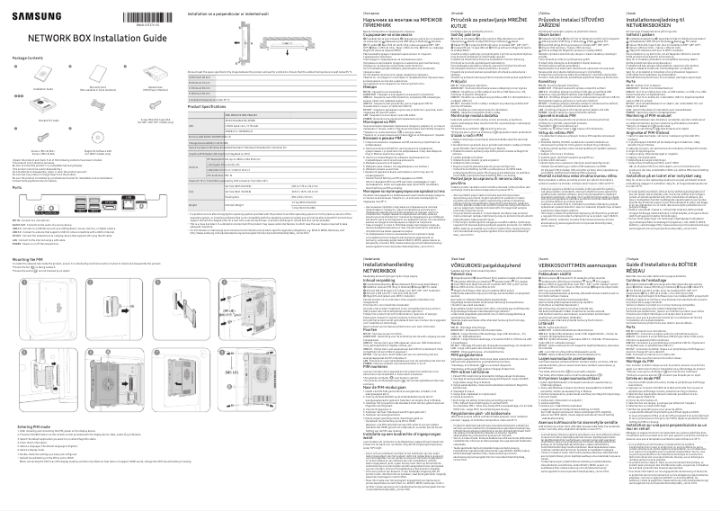 Página 1 del manual Manual de usuario Samsung SBB-PB64HI4