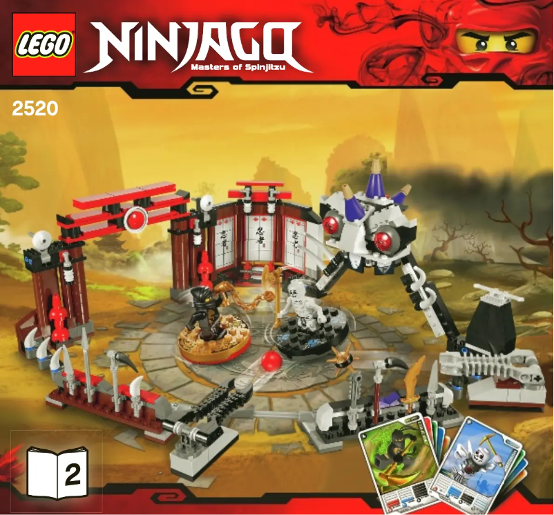 Page 1 de la notice Manuel utilisateur Lego Ninjago Battle Arena