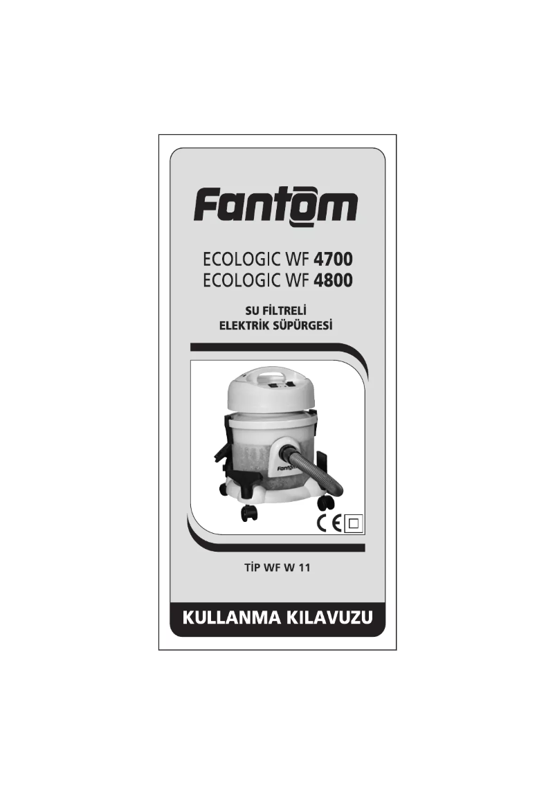 Página 1 del manual Manual de usuario Fantom Ecologic WF 4800