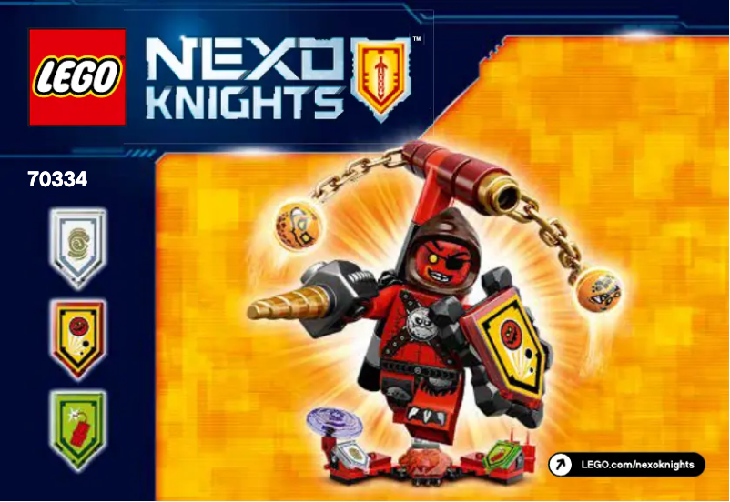 Página 1 del manual Manual de usuario Lego Nexo Knights 70334
