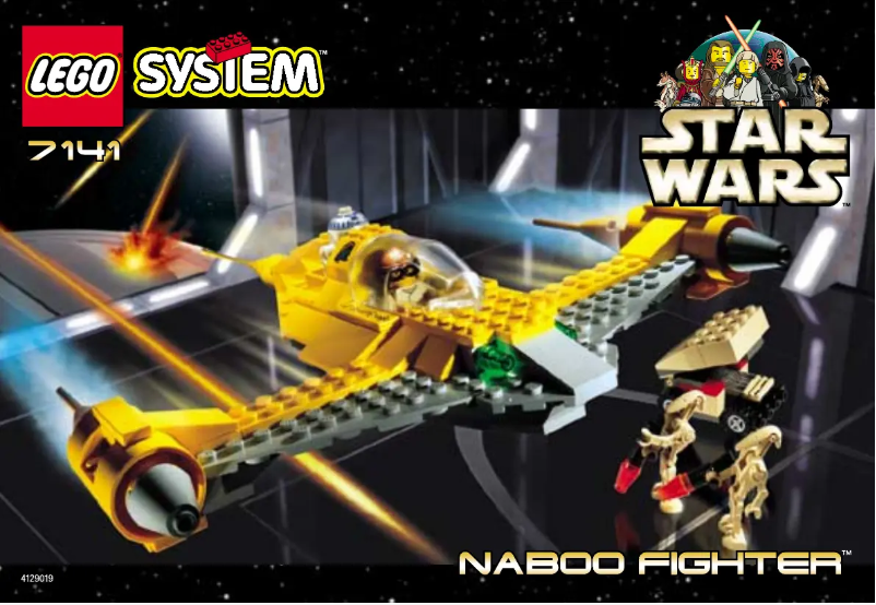 Page 1 de la notice Manuel utilisateur Lego Star Wars 7141