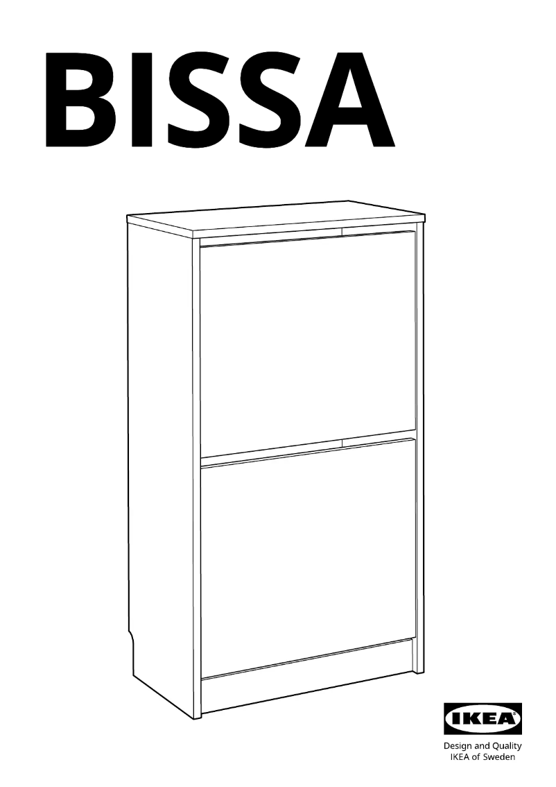 Page 1 de la notice Manuel utilisateur Ikea BISSA 205.302.06