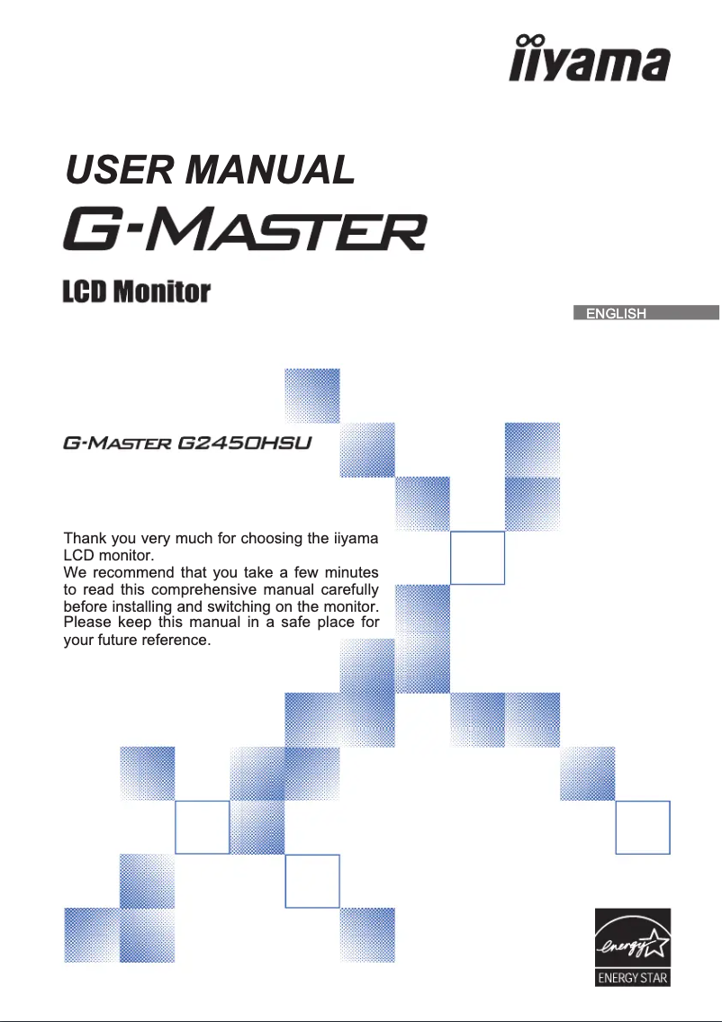 Page 1 de la notice Mode d'emploi Iiyama G-Master G2450HSU