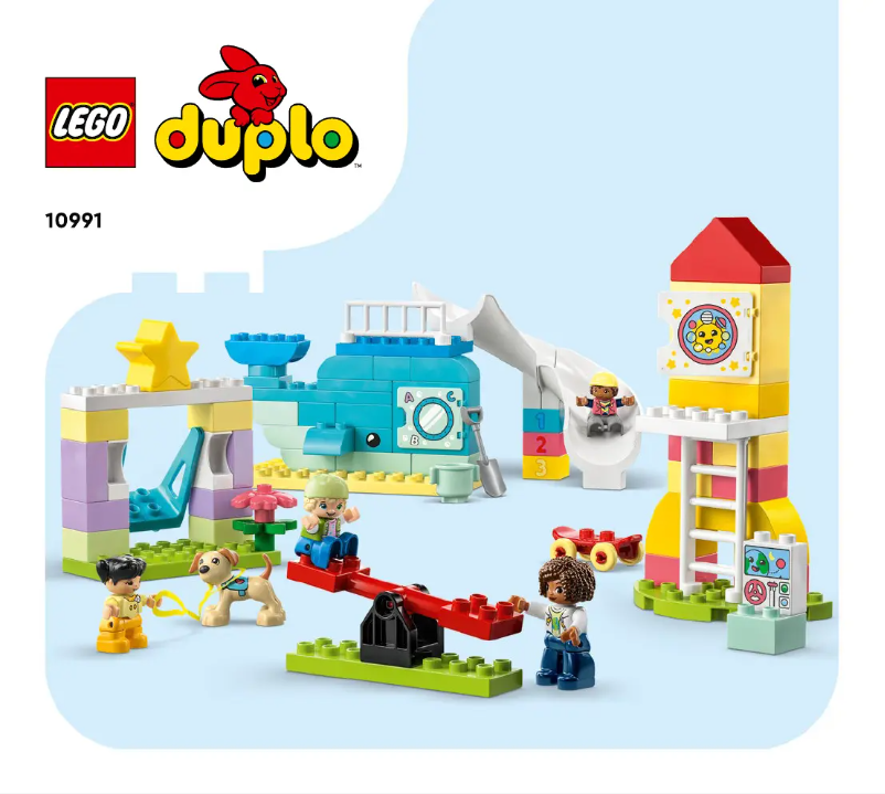 Page 1 de la notice Manuel utilisateur Lego Duplo 10991