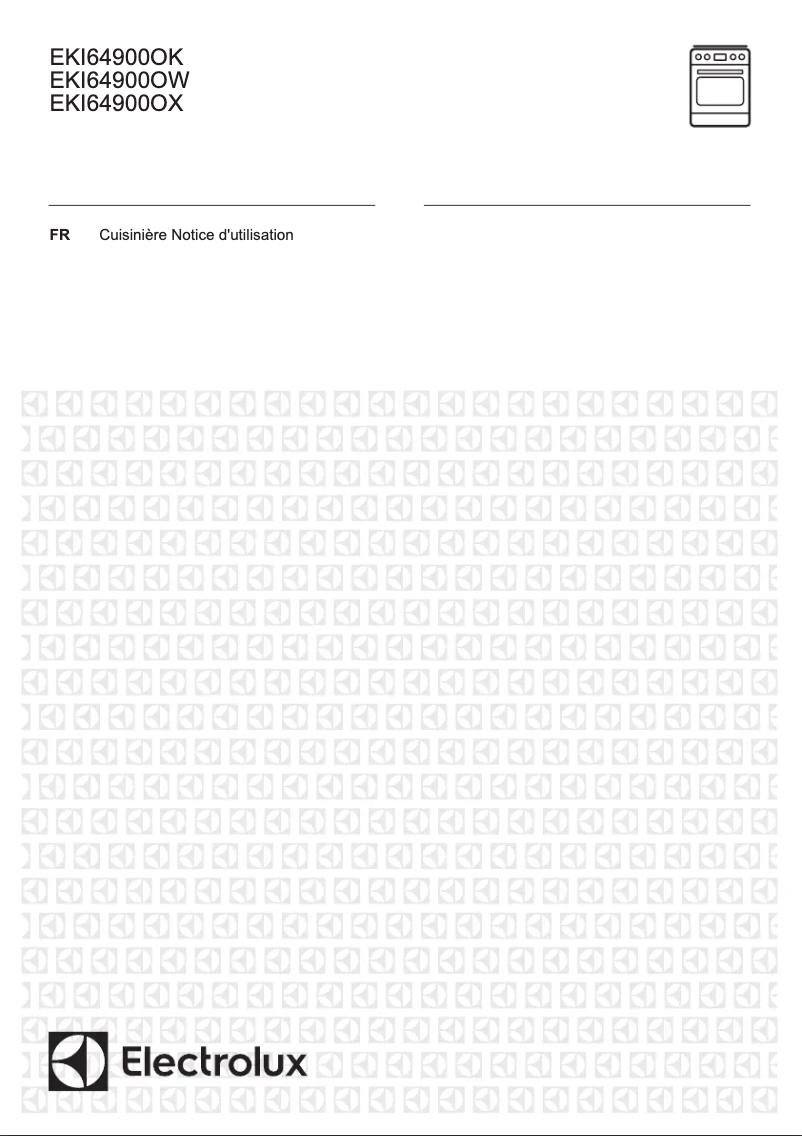 Page 1 de la notice Manuel utilisateur Electrolux EKI64900OX