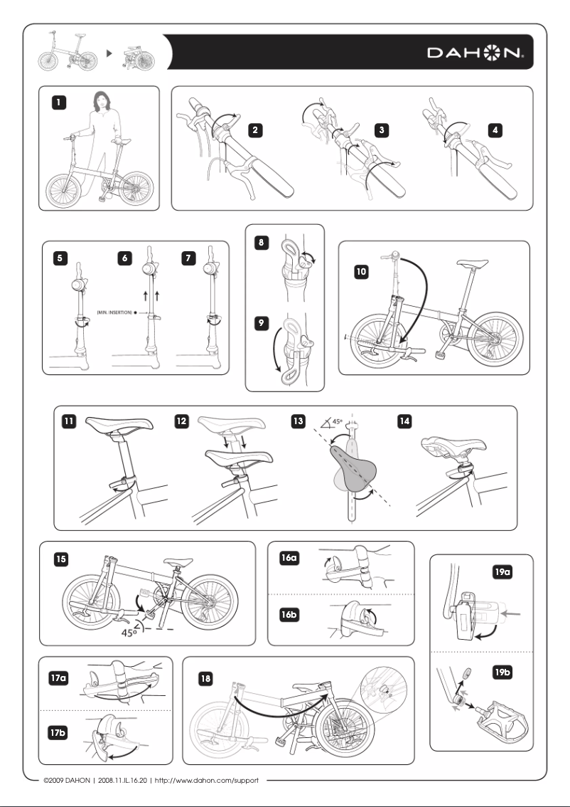 Page 1 de la notice Manuel utilisateur Dahon Speed D7