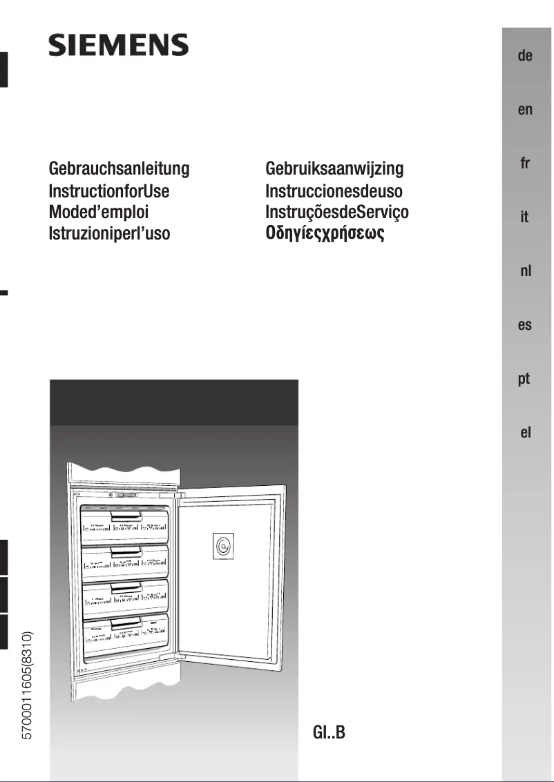 Page 1 de la notice Mode d'emploi Siemens GI12B470