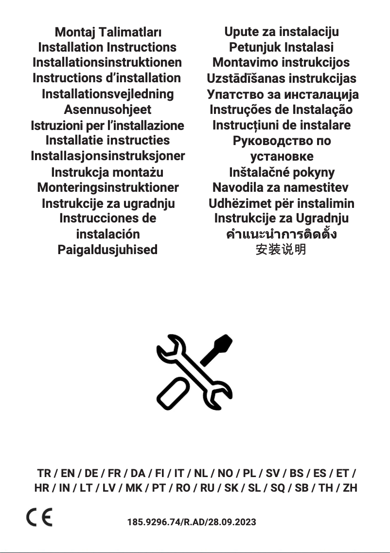 Page 1 de la notice Instructions / montage Grundig GIEH 634480 P