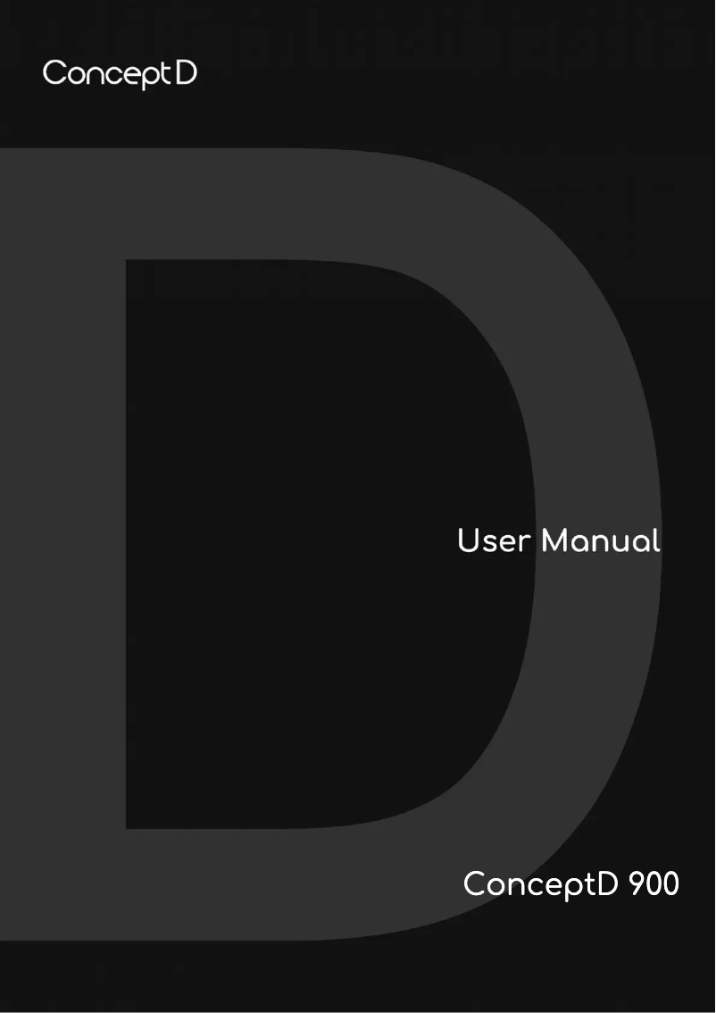 Page 1 de la notice Manuel utilisateur Acer ConceptD CT900-91A