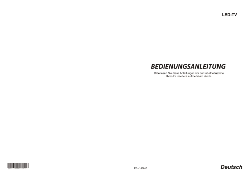 Page 1 de la notice Manuel utilisateur Hisense UA42EC685WSDEU